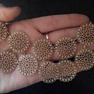 Francesca’s Gold statement cocktail Necklace